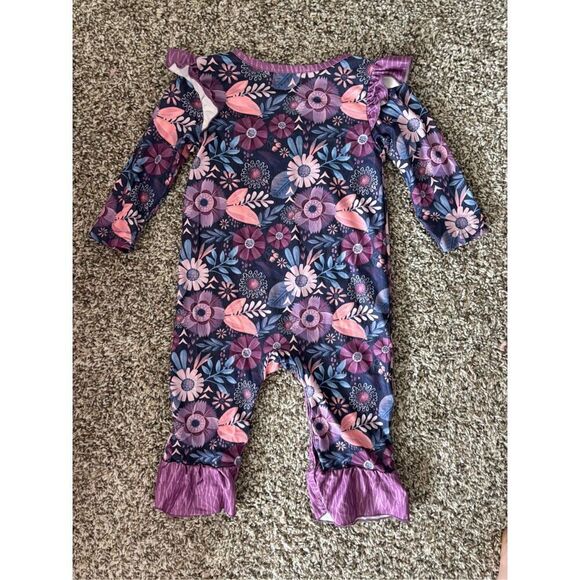 ❤️Pete & Lucy Baby Girl Floral Romper 9-12M - Picture 3 of 4